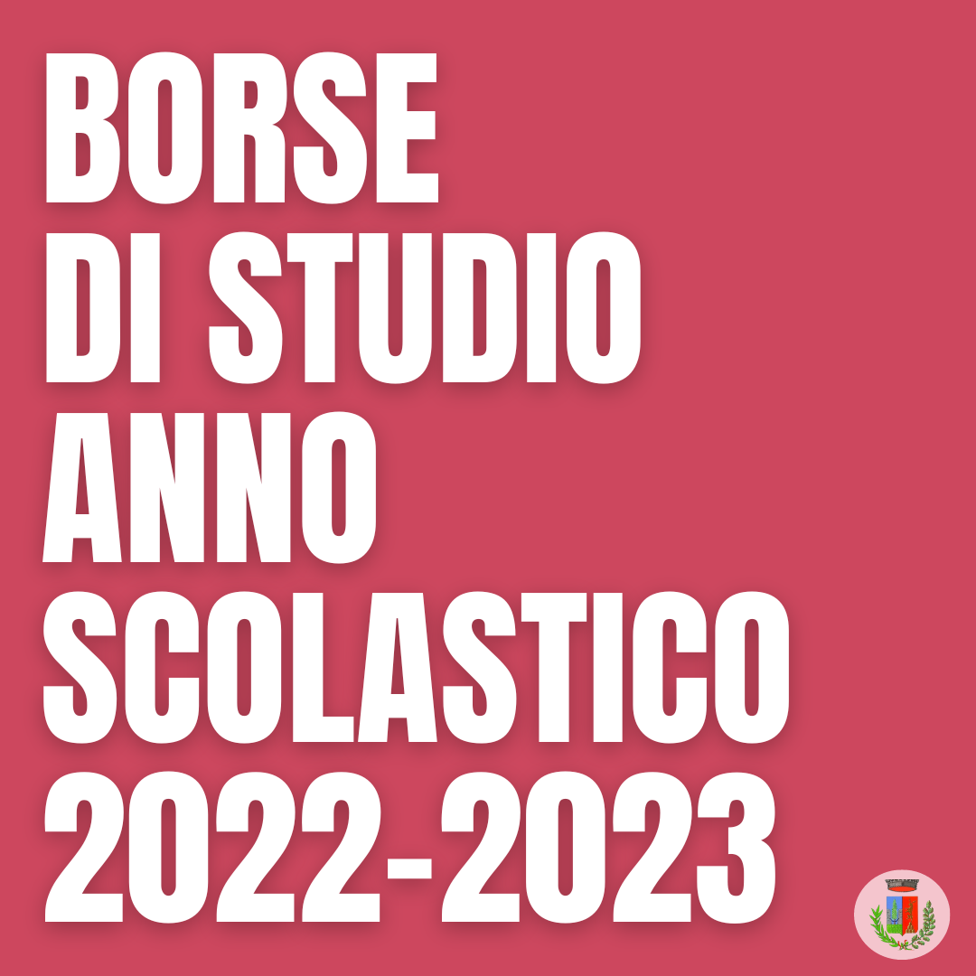 Avviso concessione borse di studio